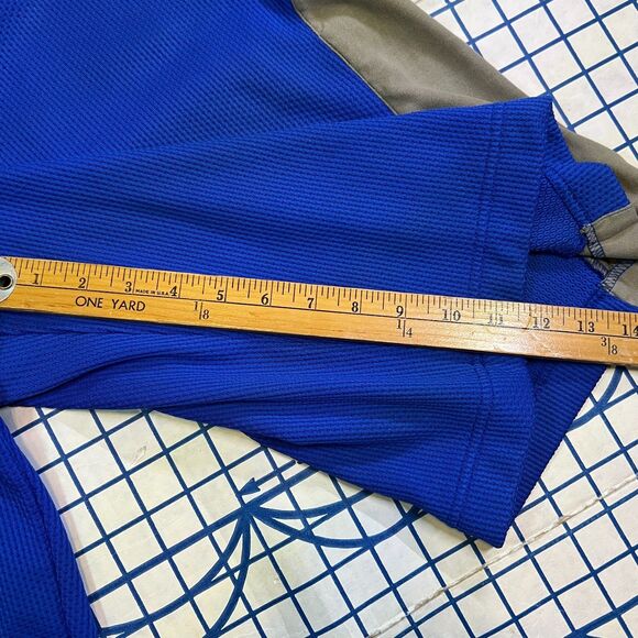 Vtg Nike Sphere Dry Basketball Shorts Men's Size L Blue Gray Colorblock BG Logo - Picture 10 of 10